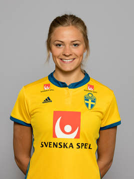 Fridolina Rolfö, spelare i Sveriges damlandslag i fotboll