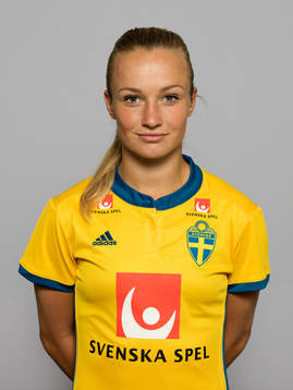 Tove Almqvist, spelare i Sveriges damlandslag i fotboll