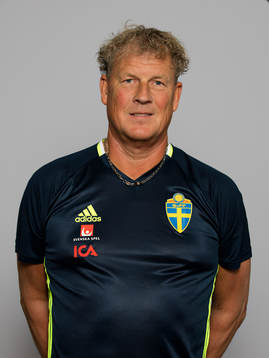 Mikael Olsson, målvaktstränare i Sveriges damlandslag i
