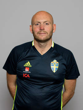 Andreas Janmyr, analytiker i Sveriges damlandslag i fotboll