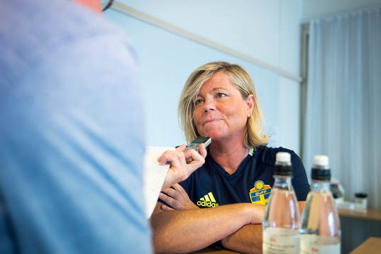 Landslagschef Marika Domanski Lyfors