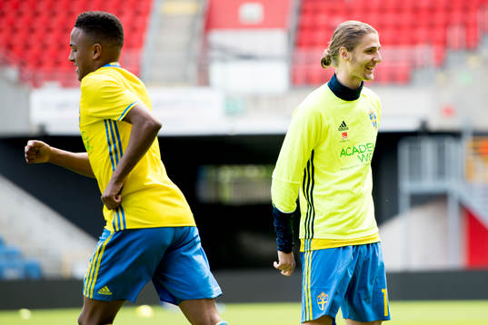 Niclas Eliasson och Pawel Cibicki