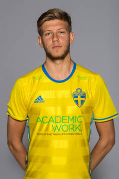 Anton Saletros i u21 landslaget