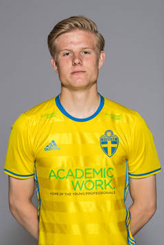 Eric Björkander i u21 landslaget