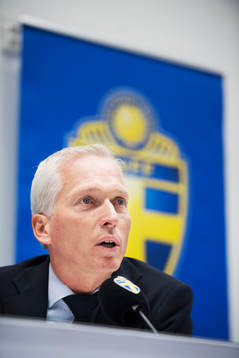 Fotbollsförbundets generalsekreterare Håkan Sjöstrand