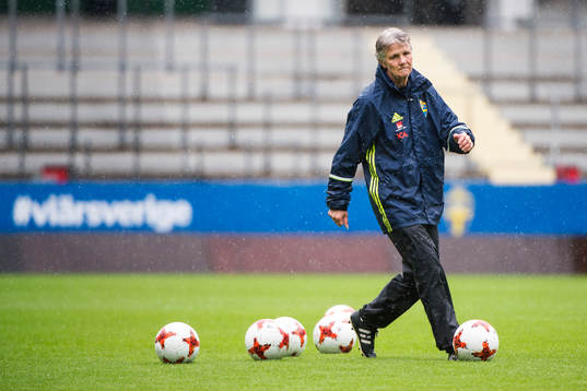 Förbundskapten Pia Sundhage