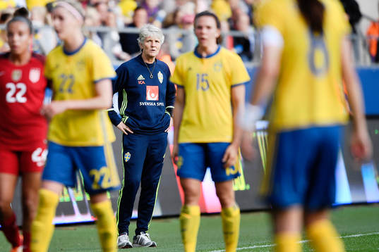 Sveriges förbundskapten Pia Sundhage