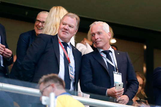 Svenska Fotbollförbundets ordförande Karl-Erik Nilsson