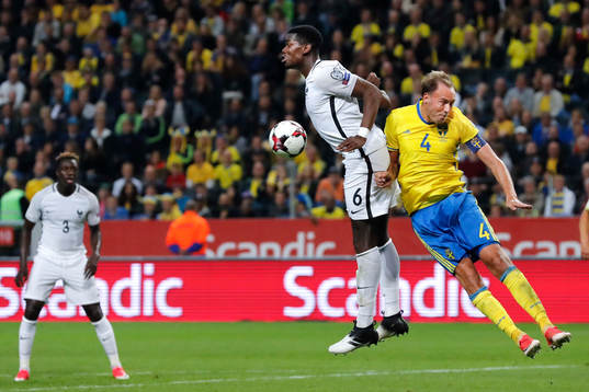Frankrikes Paul Pogba