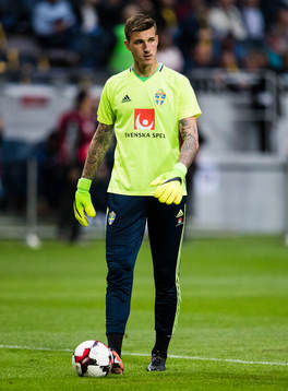 Sveriges målvakt Andreas Linde