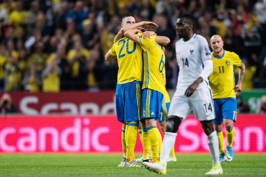 Sveriges Ola Toivonen, Mikael Lustig och Ludwig