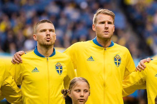 Sveriges Marcus Berg och Ola Toivonen