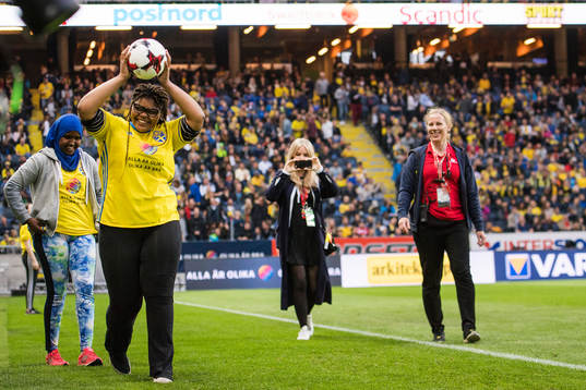 Leverans av matchboll