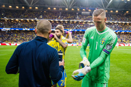 Sveriges målvakt Robin Olsen