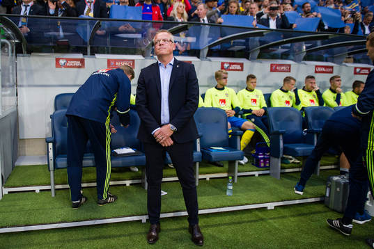 Sveriges förbundskapten Janne Andersson