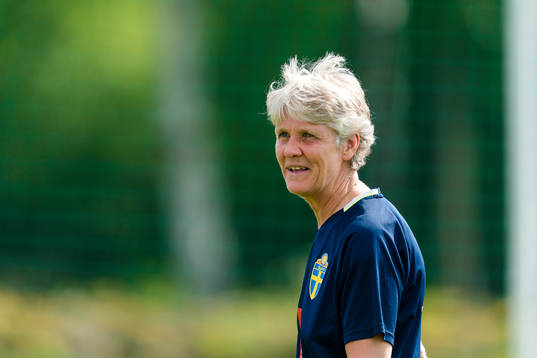 Sveriges förbundskapten Pia Sundhage