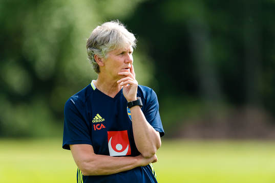 Sveriges förbundskapten Pia Sundhage