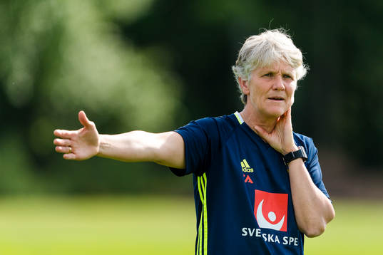 Sveriges förbundskapten Pia Sundhage