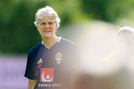 Sveriges förbundskapten Pia Sundhage