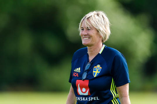 Sveriges assisterande förbundskapten Lilie Persson