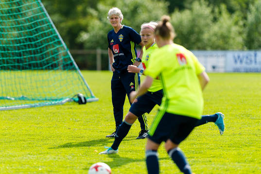 Sveriges förbundskapten Pia Sundhage