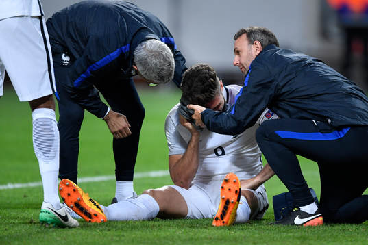 Frankrikes Olivier Giroud tittas till