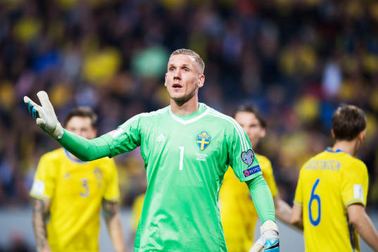 Sveriges målvakt Robin Olsen