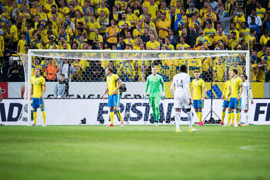 Sveriges Ola Toivonen, Andreas Granqvist, målvakt Robin