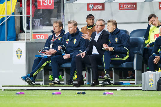 Tom Prahl, Peter Wettergren, förbundskapten Janne