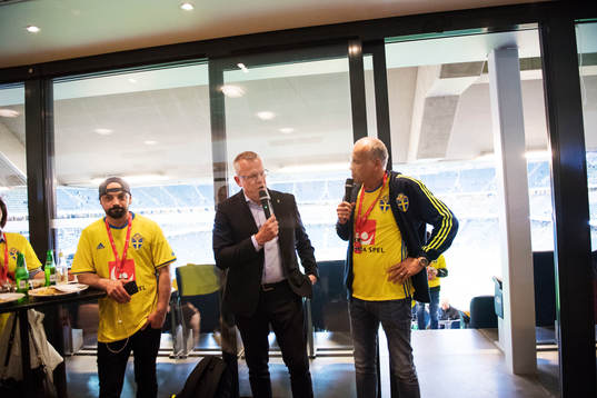 Sveriges förbundskapten Janne Andersson och