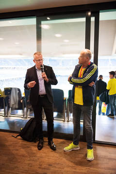 Sveriges förbundskapten Janne Andersson och