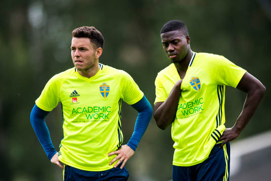 Kerim Mrabti och Isak Ssewankambo