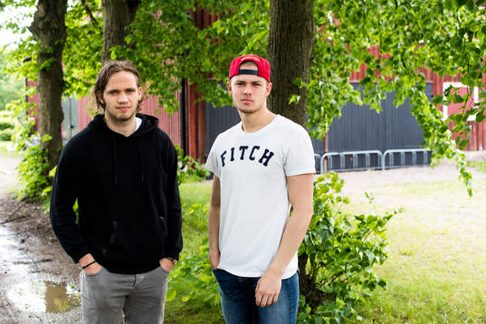 Timothy Liljegren och Lucas Elvenes