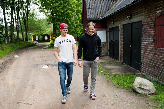 Lucas Elvenes och Timothy Liljegren