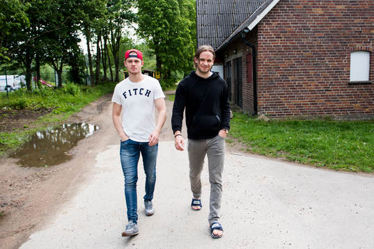 Lucas Elvenes och Timothy Liljegren
