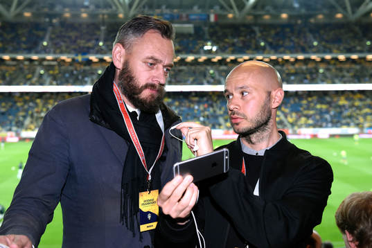 Olof Lundh och Andreas Sundberg, Fotbollskanalen, innan