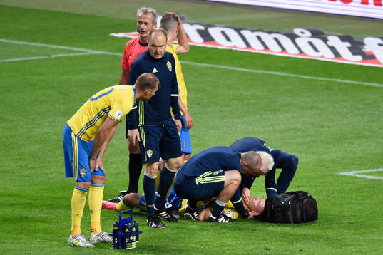 Sveriges Marcus Berg tittas till
