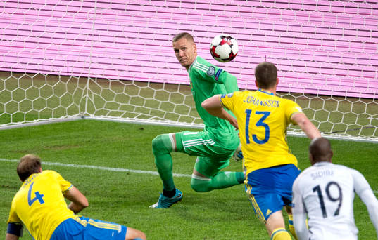 Sveriges målvakt Robin Olsen