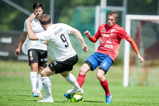 Hittarps Felix Erlanson och Höganäs Oskar Lindblom