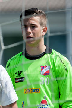 Höganäs målvakt Henrik Timgren