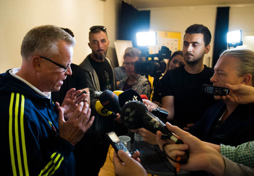 Sveriges förbundskapten Janne Andersson