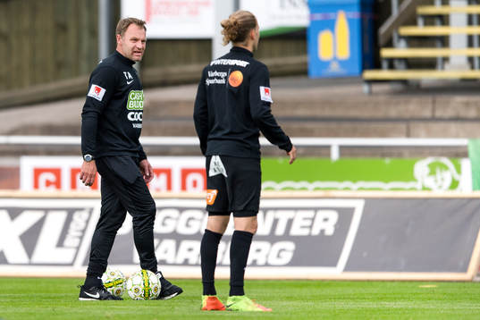 Varbergs assisterande tränare Torbjörn Arvidsson före