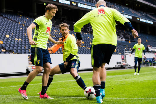 Sveriges Ludwig Augustinsson, Marcus Rohdén och John