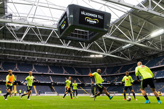 Sveriges Filip Helander, Oscar Hiljemark, Sam Larsson, Emil