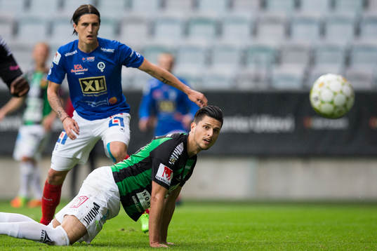 GAIS Luka Mijaljevic missar en målchans
