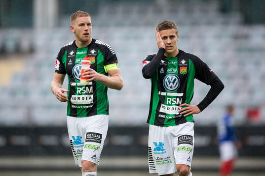 GAIS Steven Old och Erik Westermark deppar