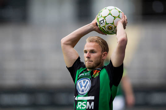 GAIS Niclas Andersén med ett inkast