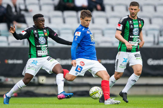 Åtvidabergs Oliver Bohlin Westman mot GAIS Rickson