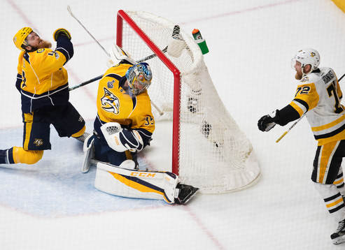 Pittsburghs Patric Hörnqvist jublar