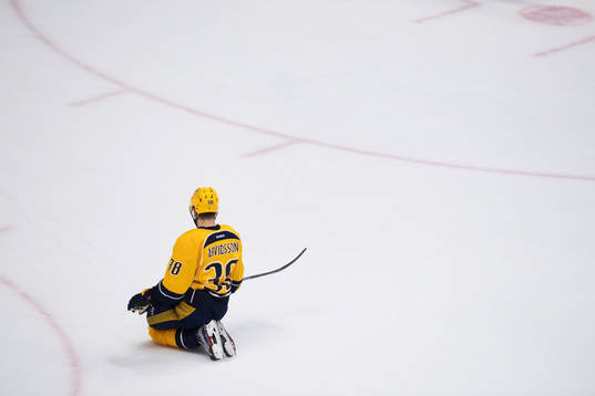 Nashvilles Viktor Arvidsson deppar
